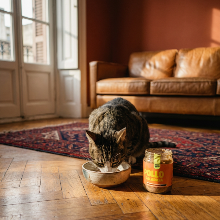 Caja de Prueba Chef Miau con tres recetas de comida natural para gatos